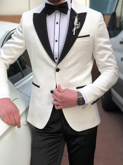 Bernard White Slim Fit Tuxedo